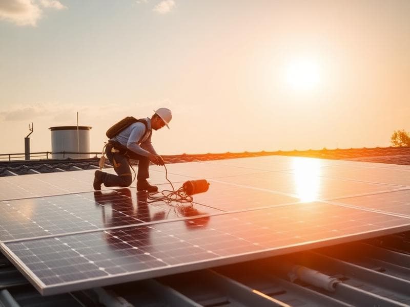 Elektrische Installation von PV-Anlagen